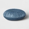 Quilted Velvet Round Throw Pillow - Opalhouse™ - image 3 of 4