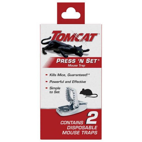 TOMCAT Wooden Mouse Trap 2pk - Reliable, Economical, Easy-to-use - Ideal  for Rodent Control - Pest Traps for Mice - Animal & Rodent Control in the  Animal & Rodent Control department at