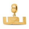 Black Bow Jewelry 14k Yellow Gold Plated Sterling Silver Louisiana State Fighting Tigers NCAA Bead Charm - 4 of 4