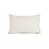 14" x 22" Woven Geometric Diamond Tan Indoor/Outdoor Lumbar Accent Throw Pillow - 4 of 4
