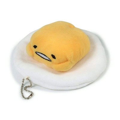 Enesco Gudetama the Lazy Egg Laying Down 4.5-Inch Talking Plush Keychain