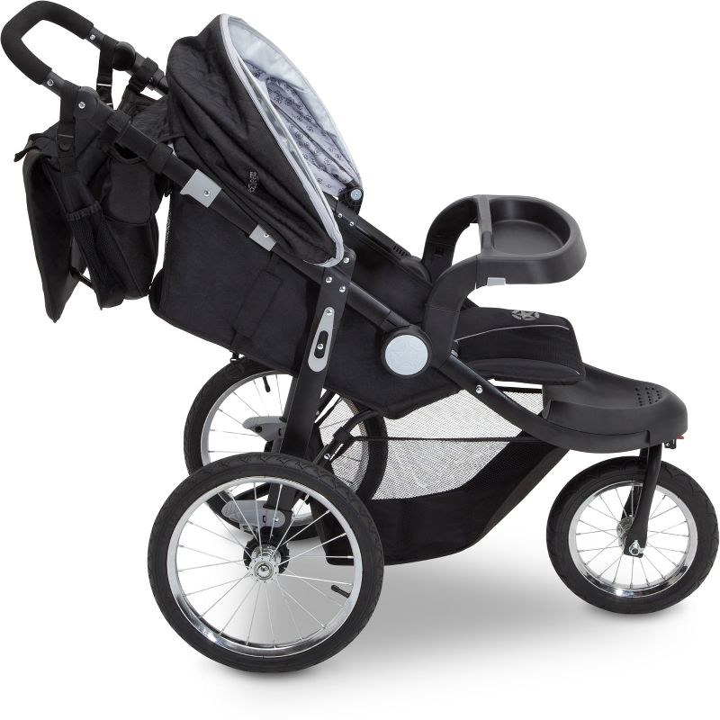 Jeep Cross-Country Sport Plus Stroller Jogger by Delta Children - Charcoal Galaxy, 6 of 16