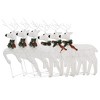 vidaXL Christmas Reindeers Decoration Christmas Lighting Display with LEDs - White 6 - 4 of 4