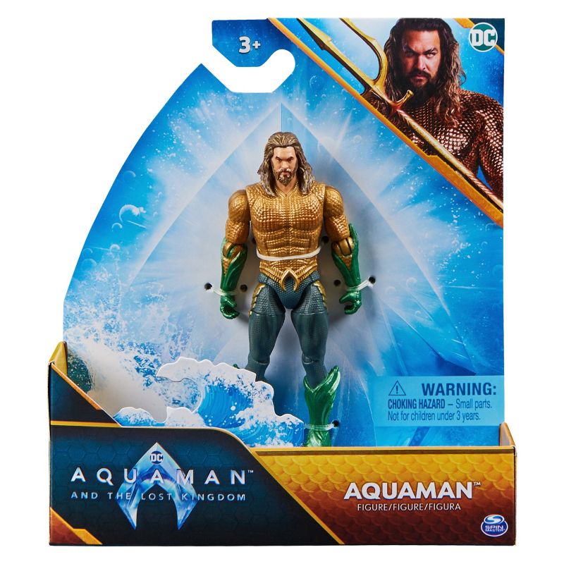 DC Comics Aquaman 4&#34; Gold Suit Action Figure, 3 of 6