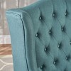 PAGED Modern Accent Chair, Boucle Fabric Arm Chair Wooden Single Sofa Chair for Bedroom, Living Room Furniture, Easy Assembly - 4 of 4