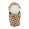 Unique Bargains Disposable Baking Cups Wood Pulp Paper PE Coating Reddish Brown Khaki 2.36"x1.77" 50 Pcs - 3 of 4