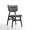 Omax Decor,Joss Solid Wood Dining Chairs Upholstery (Set of 2) - 2 of 4