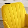 CAVINAS Adjustable Office Chair, Velvet Home Office Desk Chair, Ergonomic Office Chair, Swivel Chair, Backrest Seat, Desk Chair Comfy - 3 of 4