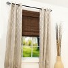 Brooklyn Cordless Cocoa Bamboo Roman Shade - 2 of 4