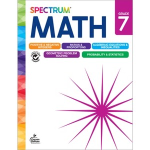 Spectrum Math Workbook, Grade 7 - by  Spectrum & Carson Dellosa Education & Elise Craver (Paperback) - 1 of 1
