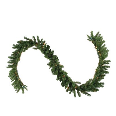 Northlight 50' x 10" Prelit Canadian Pine Commercial Artificial Christmas Garland - Clear Lights