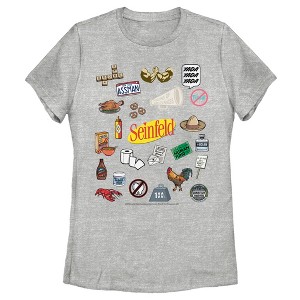 Women's Seinfeld Iconic Items T-Shirt - 1 of 4