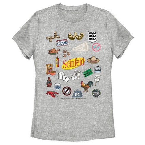 Women's Seinfeld Iconic Items T-Shirt - image 1 of 4