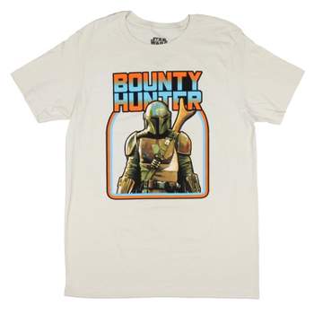 Star Wars Men's Mandalorian Mando Bounty Hunter T-Shirt