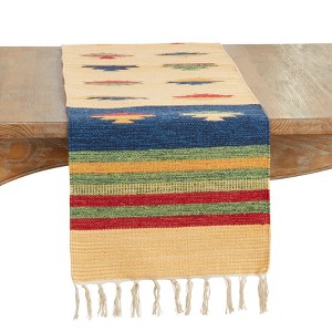 Saro Lifestyle Southwestern Table Runner, 16"x72", Multi - 1 of 3