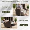 LayinSun Oversized Wicker Outdoor Swivel Glider Recliner Lounge Chair - 4 of 4