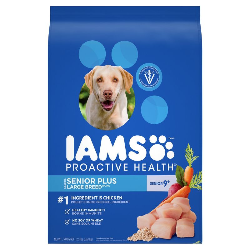 Iams Proactive Health Large Breed Senior Plus - Dry Dog Food - 12.5lbs, 1 of 5