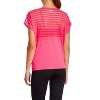 Balanced Tech Women's Dot Burntout Scoop Neck Tee - Flame Orange - Medium - 2 of 2