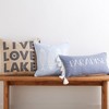 Blue Sea Fish Embroidered Decorative Pillow - Levtex Home - 4 of 4