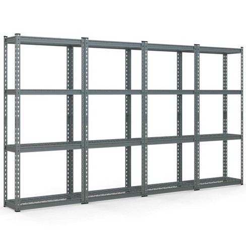 62lbs 2PACK 5-Tier top Multifunctional Metal Shelf,metal shelving unit Organizer