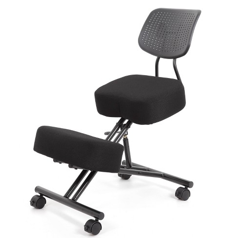 Marisnick Ergonomic Kneeling Chair Black - Mibasics : Target