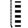 Teacher Created Resources® Black Stripes Magnetic Border, 24 Feet Per Pack, 2 Packs - 3 of 3