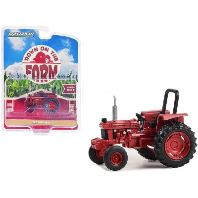 1985 Ford 5610 Tractor Red "Memphis, Tennessee Fire Department" "Down on the Farm" Series 1/64 Diecast Model by Greenlight