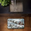 Stupell Industries Santa Sleigh Over Cabin Printed Anti-Fatigue Floor Mat, design by Arlington Prints, 30"x18" - 3 of 4