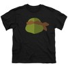 Teenage Mutant Ninja Turtles Mikey Face Kids T Shirt For Youth, Black - 2 of 4