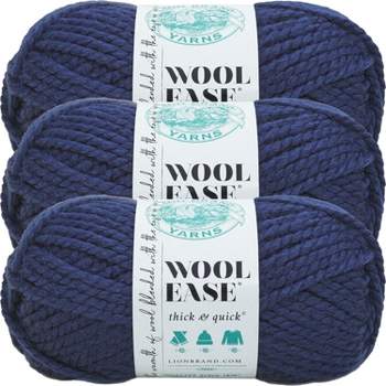 3 Pack Lion Brand Yarn Wool-Ease Thick & Quick India