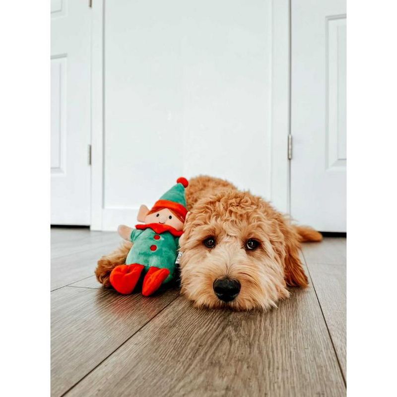 Midlee Christmas Elf Plush Dog Toy, 5 of 8