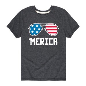Boys' Instant Message Merica Aviator Glasses - Heather Charcoal - 4T ...
