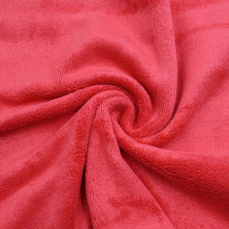 Unique Bargains 400GSM Microfiber Car Cleaning Towels Drying Washing Cloth 15.7"x 15.7" Red 2 Pcs, 3 of 4