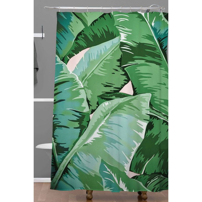 Gale Switzer Banana Leaf Grandeur Shower Curtain Green - Deny Designs, 3 of 7