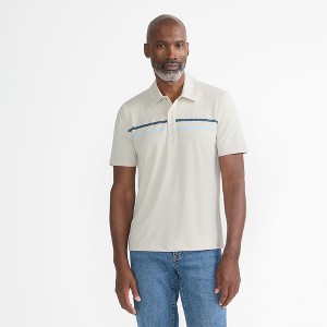 Lands' End Men's Short Sleeve Performance Snap Polo - 1 of 4