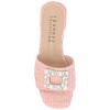 Journee Collection Womens Justina Slip On Raffia Flat Sandals - 4 of 4
