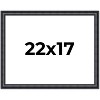 PosterPalooza | Linear Black Picture Frame - UV Acrylic, Backing Board, Hanging Hardware Included - 2 of 4