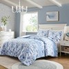 Gulches Full Queen Floral Striped 3 Piece Duvet Cover Set - 2 of 4