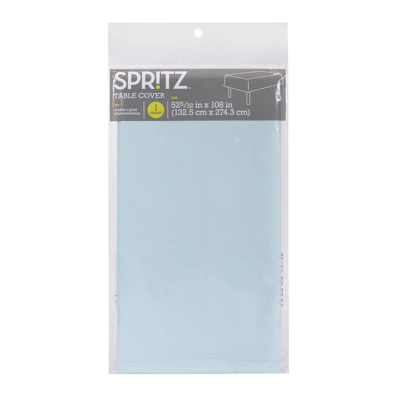 Solid Table Cover Light Blue - Spritz&#8482;, 4 of 6