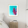 Amanti Art Magenta Pink Saguaro by Tom Windeknecht Wood Framed Wall Art Print - 4 of 4