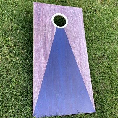 Mlb Chicago Cubs 2'x4' Solid Wood Cornhole Board : Target