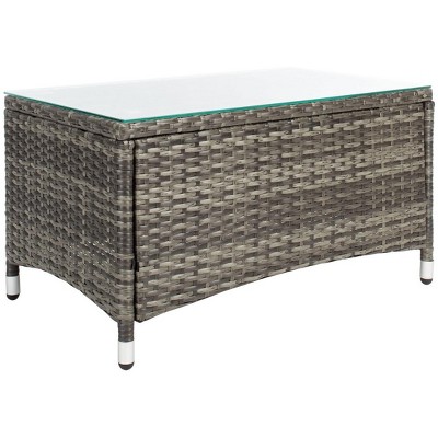 Bandele 4 Piece Grey Wicker Patio Set with Cushions