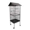 Bird Cage with Rolling Stand Spacious Space for Parakeets Cockatiels Parrot Green Cheek Conures Pigeons Lovebird (25.98''L x 25.59''W x 57.48''H) - 4 of 4