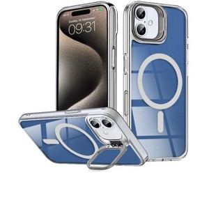 Entronix [Magnetic] Case Compatible with iPhone 17 – [Glossy] Color Back with Camera Frame Stand - 1 of 4