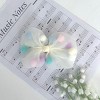 Summer Crystal - Tulle Bow with Pompoms Hair Clip - 1 Pack - 2 of 4