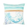 C&F Home 18" x 18" Mermaid 1 Embroidered Throw Pillow - 2 of 3