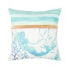 C&F Home 18" x 18" Mermaid 1 Embroidered Throw Pillow - image 2 of 3