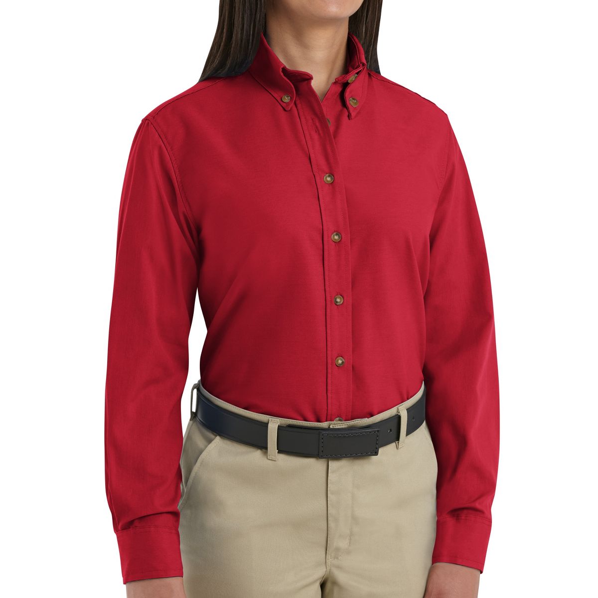Red Kap Women's Long Sleeve Poplin Dress Shirt - thumbnail 3
