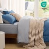 Bedsure Comforter Set – Bed in a Bag with Contrast Color Solid Design, Soft All-Season Bedding Set - 4 of 4