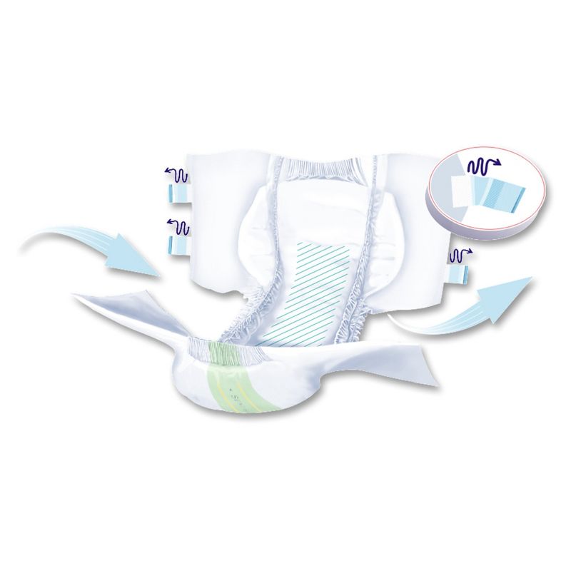 Seni Super Adult Incontinence Brief S Heavy Absorbency Breathable, S-SM25-BS1, Heavy, 5 of 7